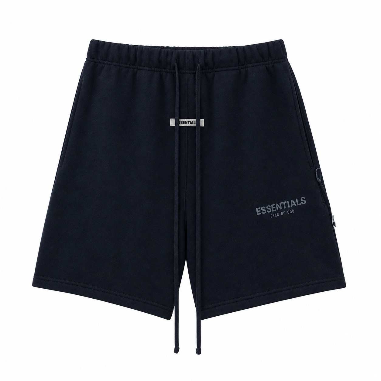 AMBERELLE Multi-Color Logo Fleece Sweatshorts in black