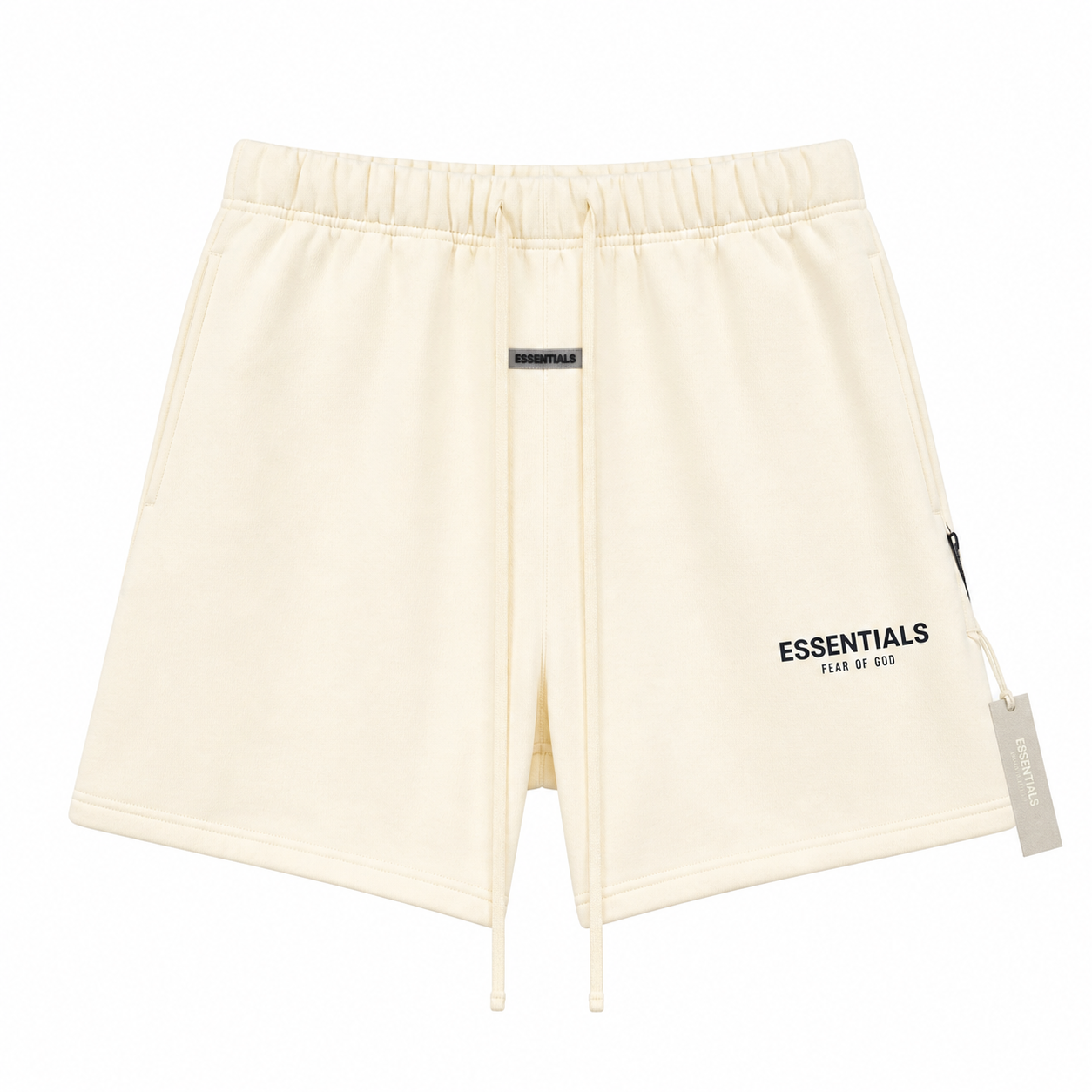 AMBERELLE Multi-Color Logo Fleece Sweatshorts in black