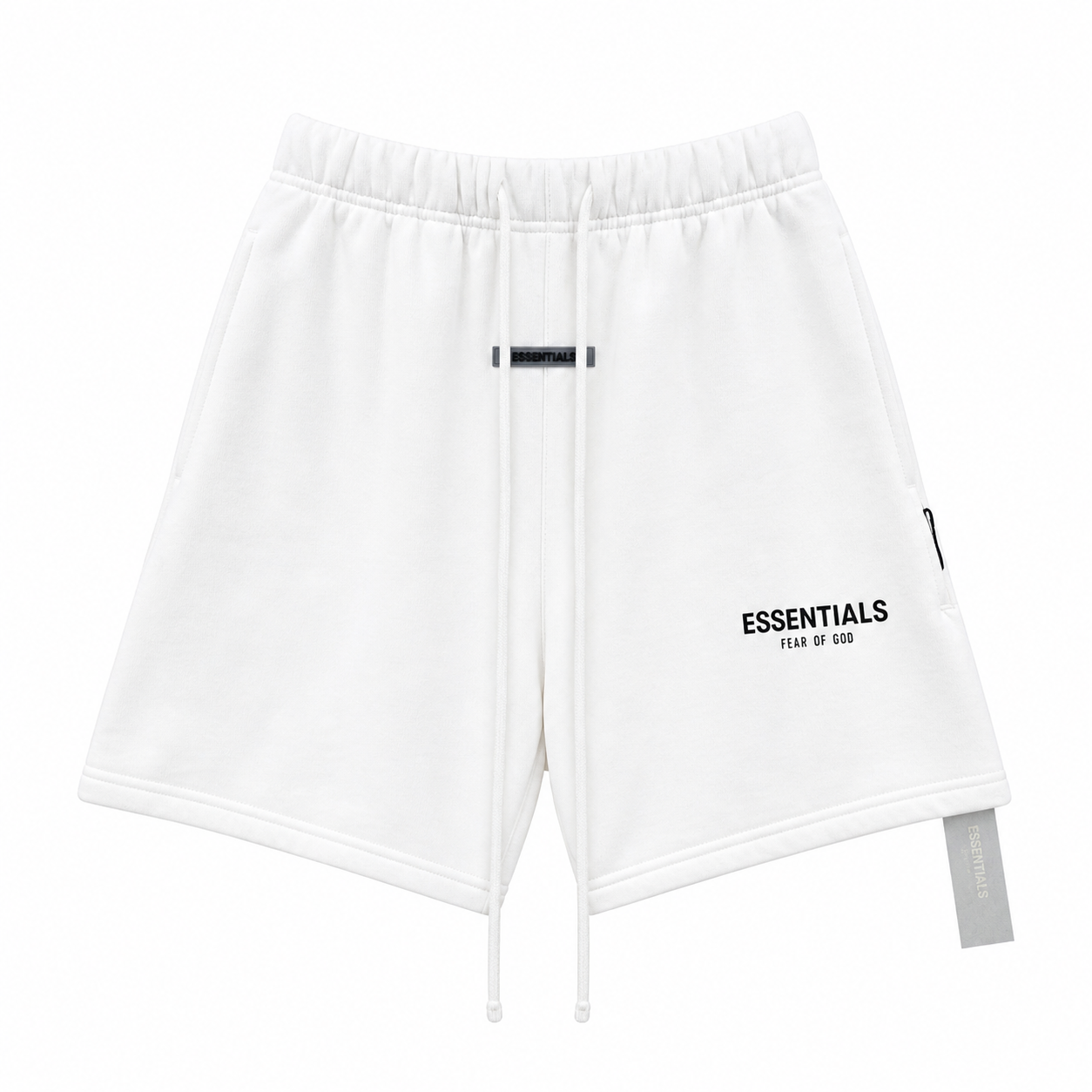 AMBERELLE Multi-Color Logo Fleece Sweatshorts in black