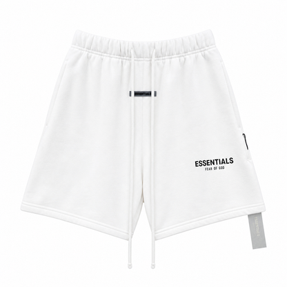 AMBERELLE Multi-Color Logo Fleece Sweatshorts in black