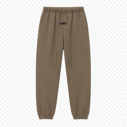 AMBERELLE Multi-Color Fleece Joggers in black