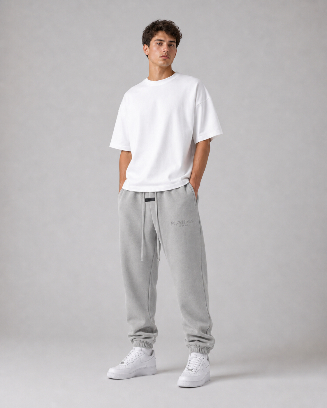 AMBERELLE Multi-Color Fleece Joggers in yellow