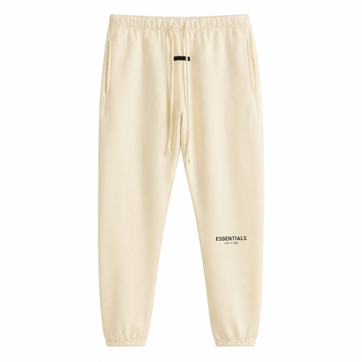 AMBERELLE 21FW Logo Fleece Joggers in beige