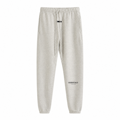 AMBERELLE 21FW Logo Fleece Joggers in beige