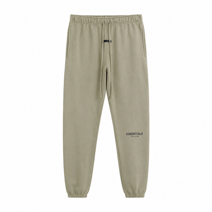 AMBERELLE 21FW Logo Fleece Joggers in light heather grey