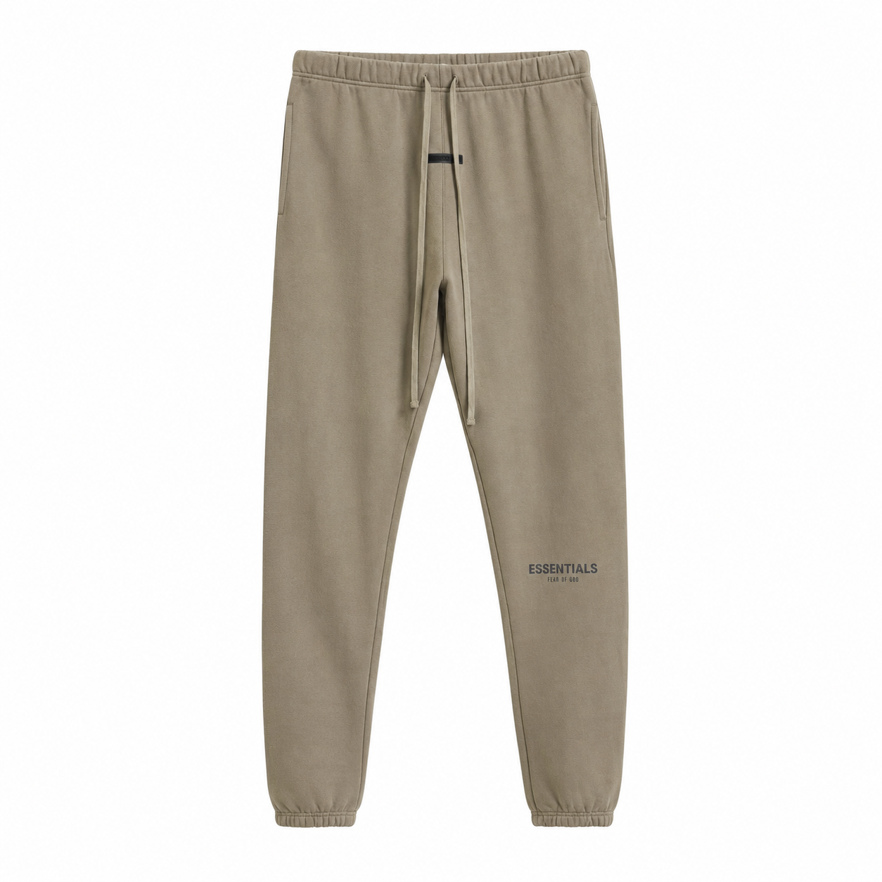 AMBERELLE 21FW Logo Fleece Joggers in light heather grey
