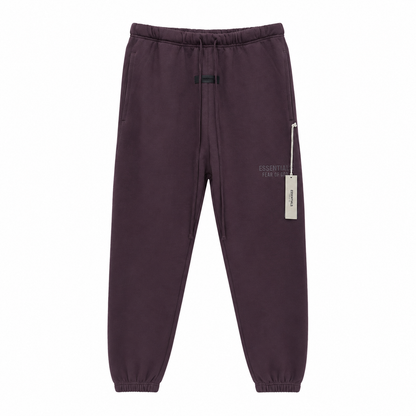 AMBERELLE Season 9 Fleece Logo Joggers in dark purple