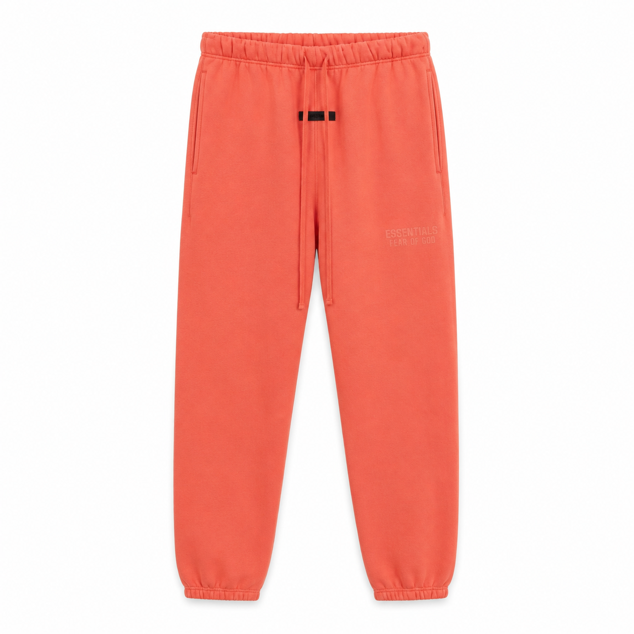 AMBERELLE Double Bar Fleece Joggers in light heather grey