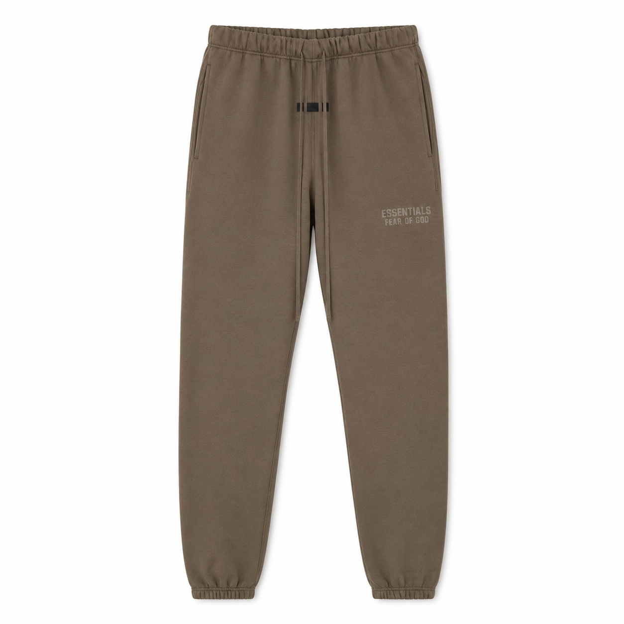 AMBERELLE Double Bar Fleece Joggers in orange