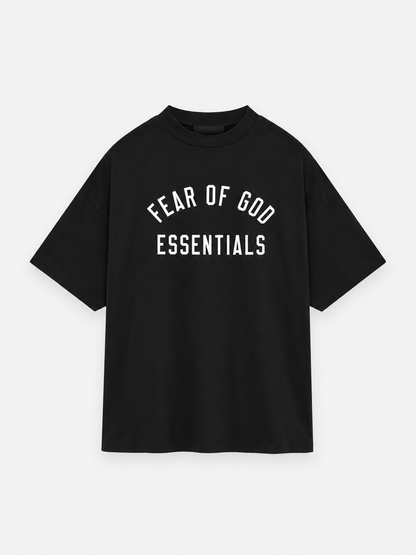 AMBERELLE Holiday Core Logo Short Sleeve Tee in brown