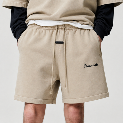 AMBERELLE Training Classic Sweatshort in beige