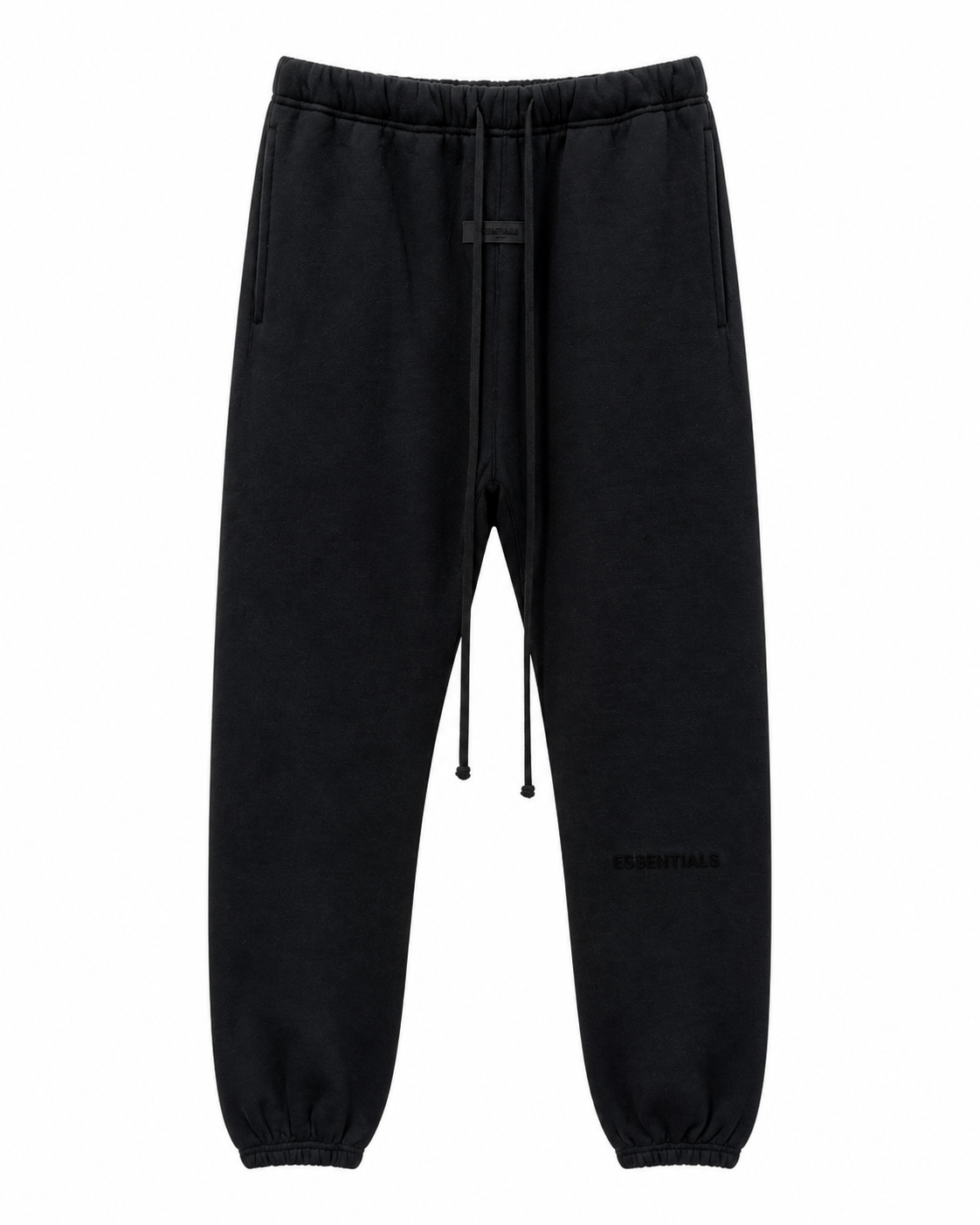 AMBERELLE Core Flocked Logo Sweatpants in black