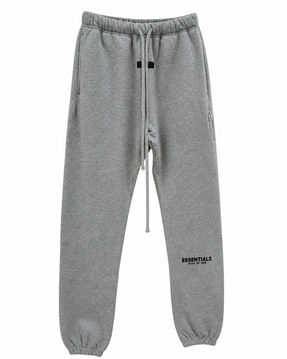 AMBERELLE Core Flocked Logo Sweatpants in black