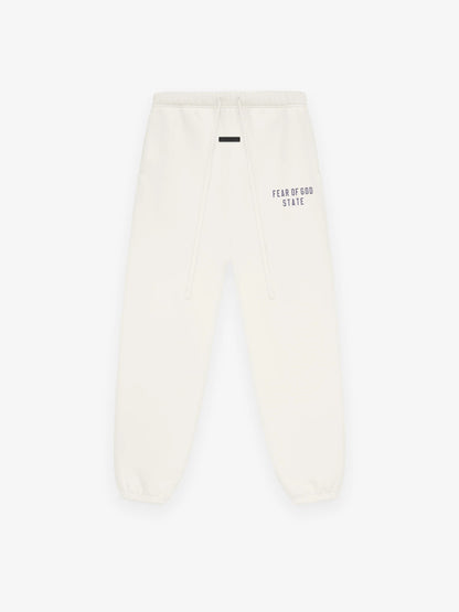 AMBERELLE State Graphic Fleece Jogger Sweatpants in black