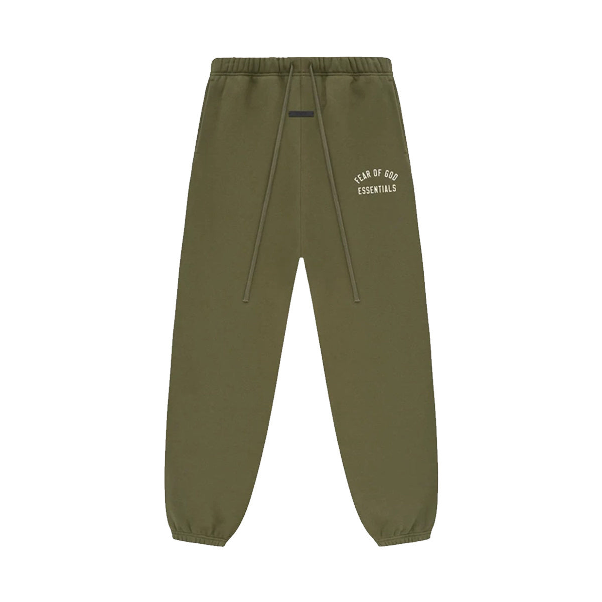 AMBERELLE Bold Letter Graphic Fleece Sweatpants in light heather grey