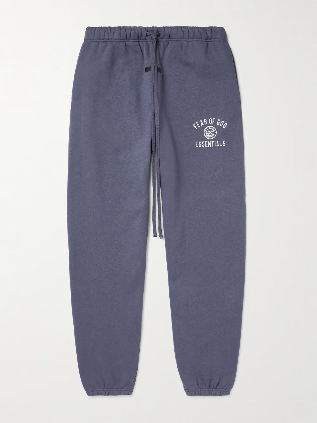 AMBERELLE Vintage Crest Fleece Jogger Sweatpants in red