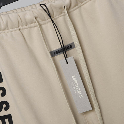 AMBERELLE Vertical Logo Fleece Sweatshorts in gray