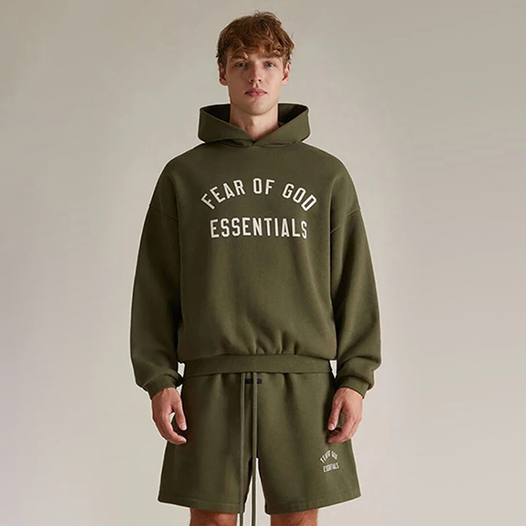 AMBERELLE Collegiate Graphic Fleece Hoodie in white