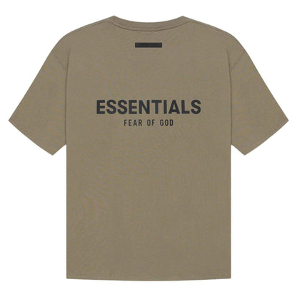 AMBERELLE 21SS Silicone Logo T-Shirt in light heather grey