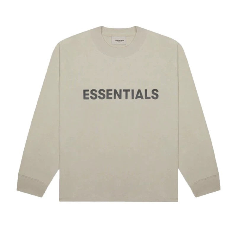 AMBERELLE Core Logo Long Sleeve Tee in gray