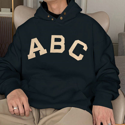 AMBERELLE Varsity Letter Graphic Hoodie hoodie