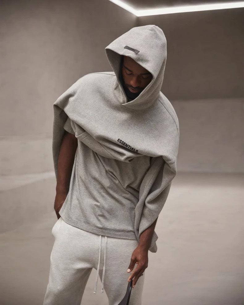 AMBERELLE Core Back Logo Oversized T-Shirt in cream