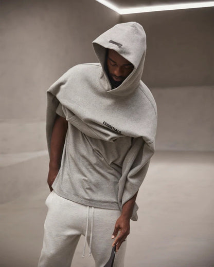 AMBERELLE Core Back Logo Oversized T-Shirt in cream