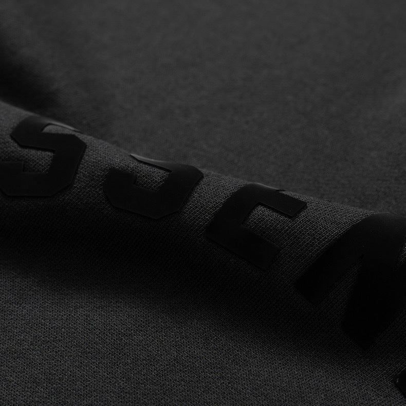 AMBERELLE Tonal Arc Logo Fleece Sweatshirt sweatshirt