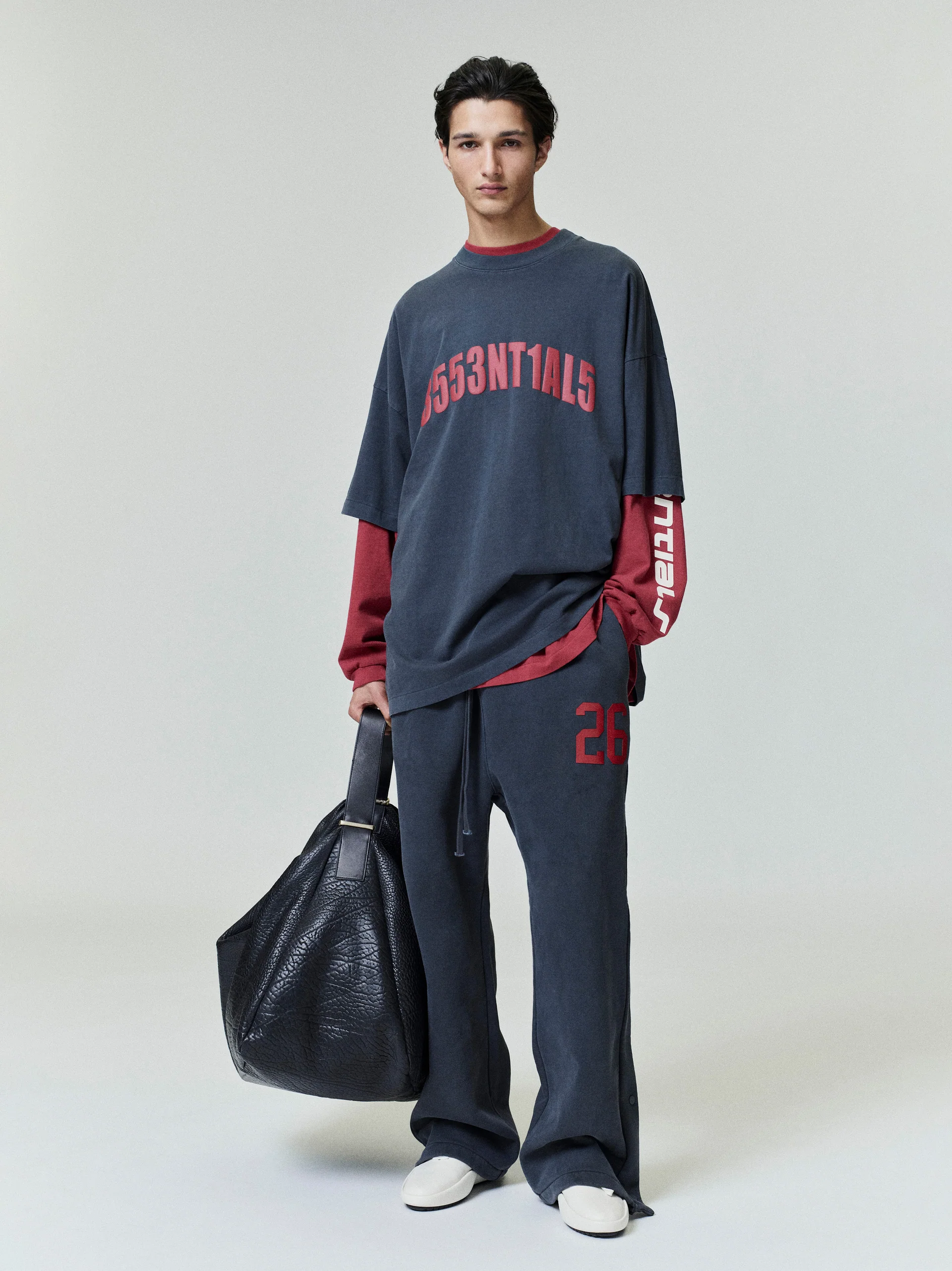 AMBERELLE 3553NT1AL5 Oversized Graphic T-Shirt in blackblue