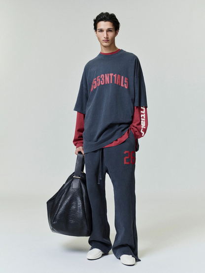 AMBERELLE 3553NT1AL5 Oversized Graphic T-Shirt in blackblue