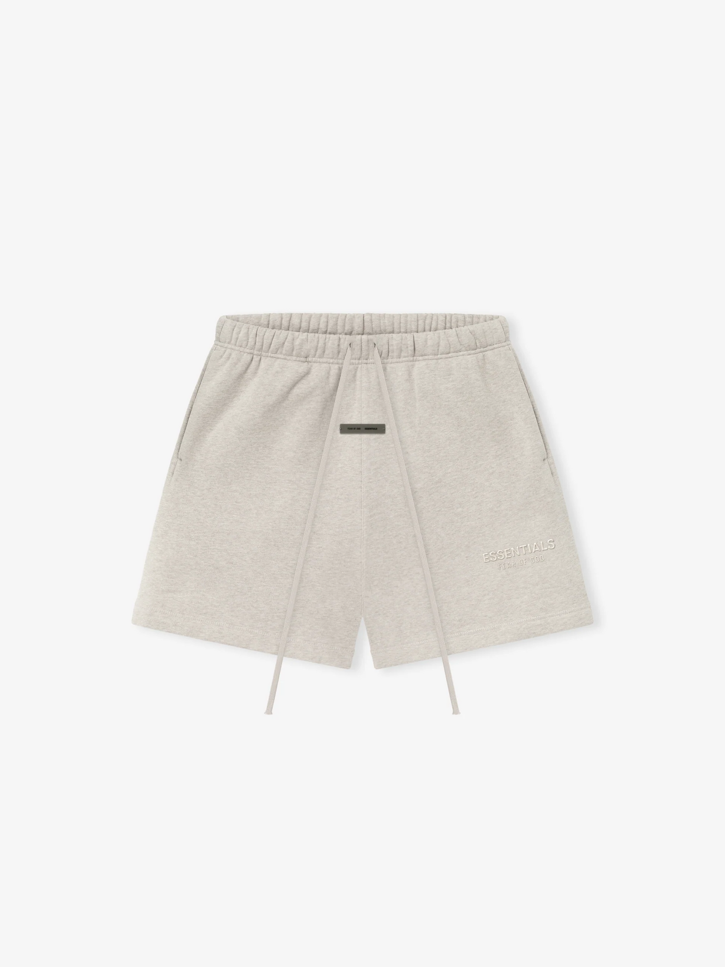 AMBERELLE Tonal Logo Fleece Sweatshorts in gray