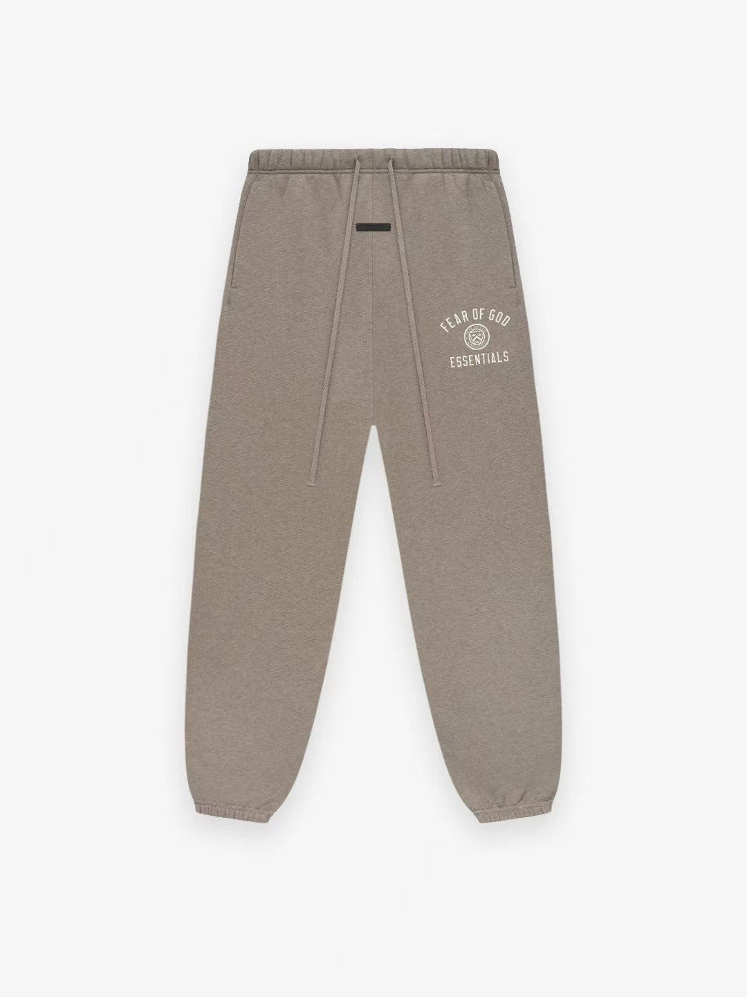 AMBERELLE Vintage Crest Fleece Jogger Sweatpants in navy