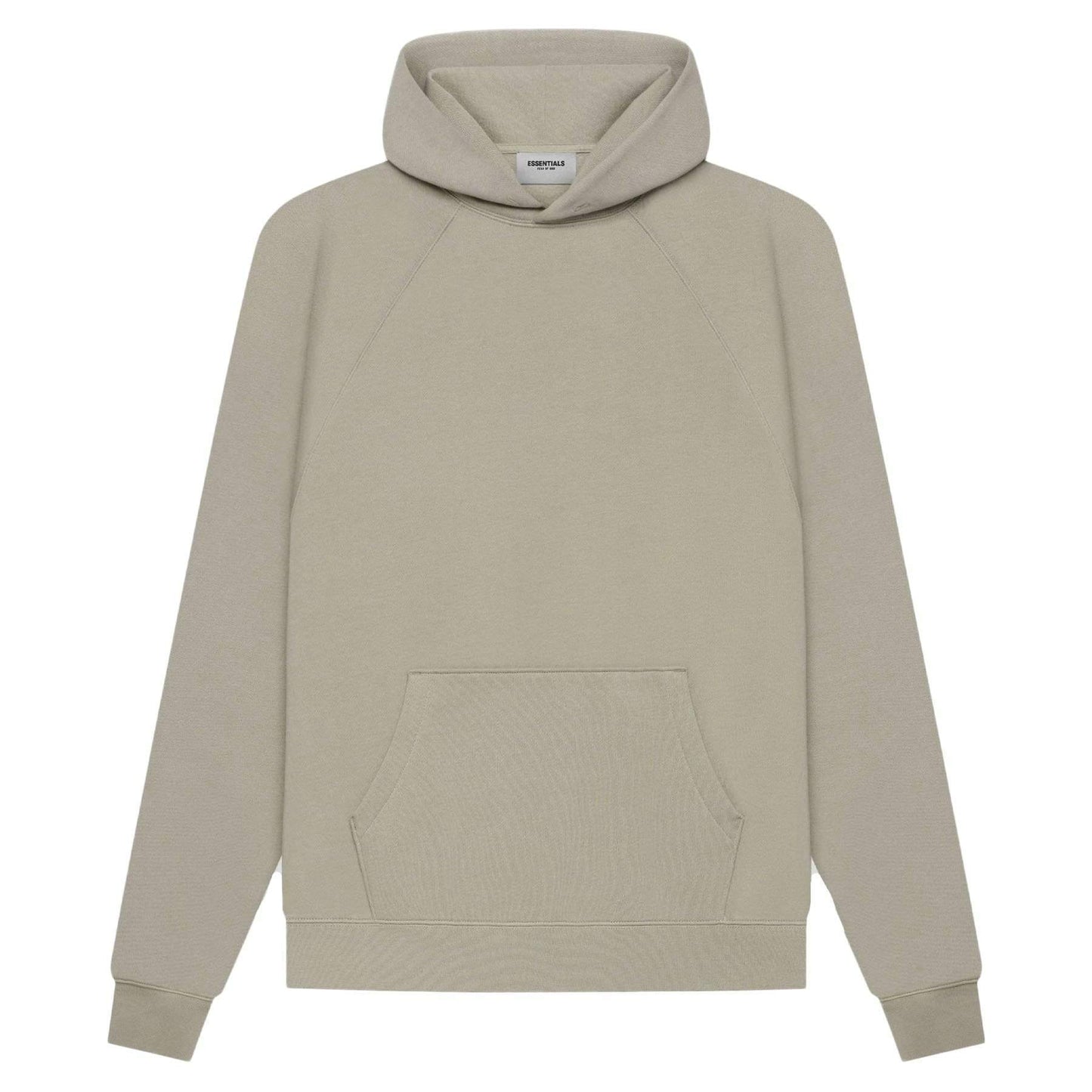 AMBERELLE 21FW Back Logo Fleece Hoodie in beige