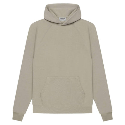 AMBERELLE 21FW Back Logo Fleece Hoodie in beige