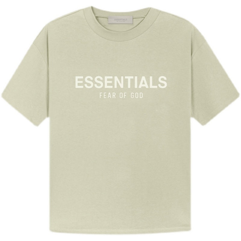 AMBERELLE Tonal Raised Logo Oversized T-Shirt in green
