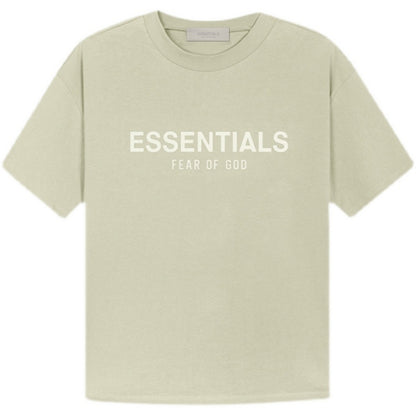 AMBERELLE Tonal Raised Logo Oversized T-Shirt in green