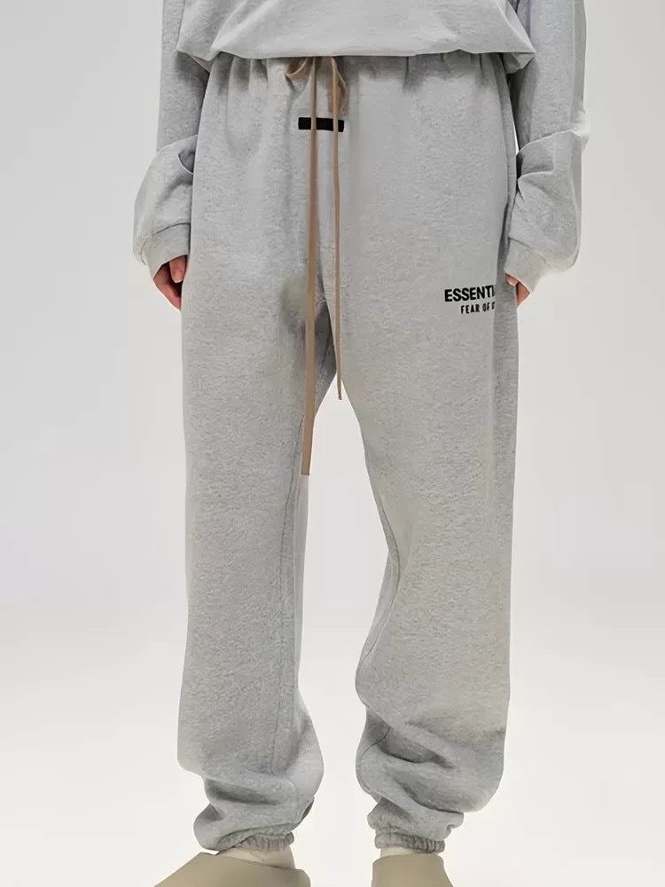 AMBERELLE Core Fleece Jogger Sweatpants in dark taupe