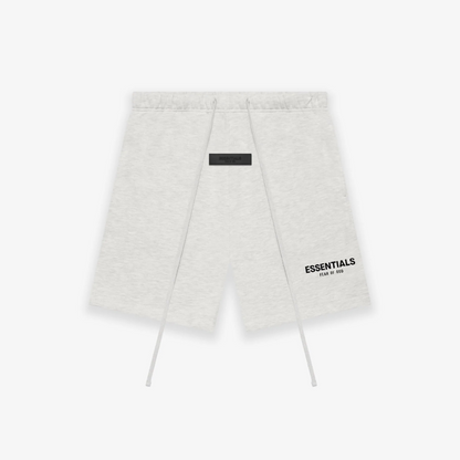 AMBERELLE Heavy Fleece Logo Sweatshorts in cream
