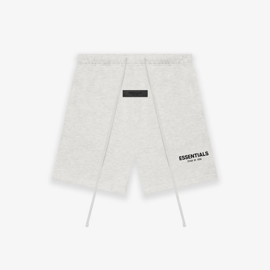 AMBERELLE Heavy Fleece Logo Sweatshorts in cream