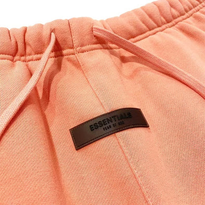 AMBERELLE Core Logo Fleece Sweatshorts in dark taupe