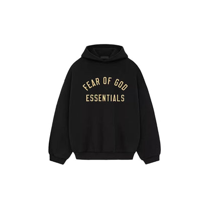 AMBERELLE Collegiate Graphic Fleece Hoodie in cream