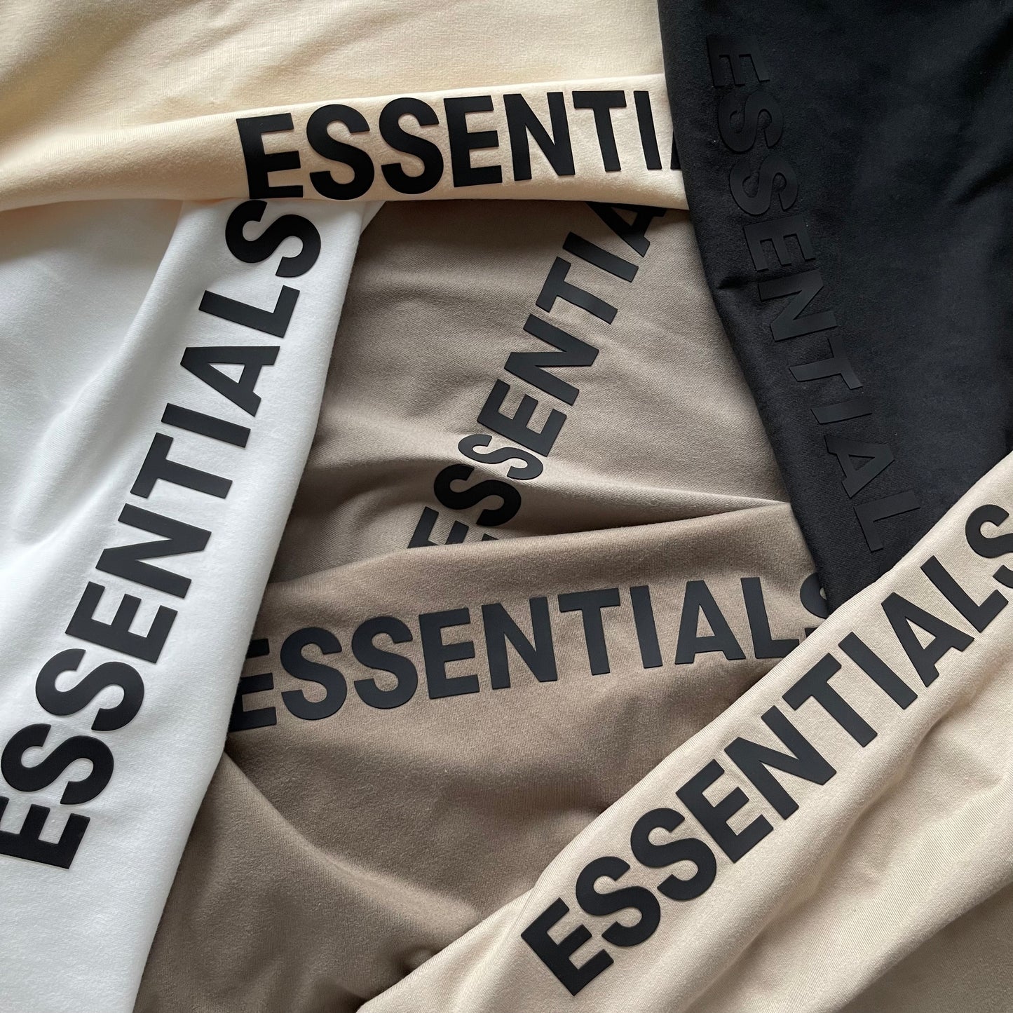 AMBERELLE Classic Logo Short Sleeve Tee in cream