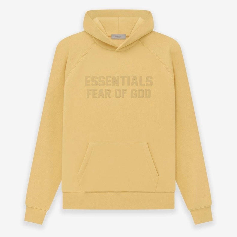 AMBERELLE FW23 Tonal Logo Fleece Hoodie in brown