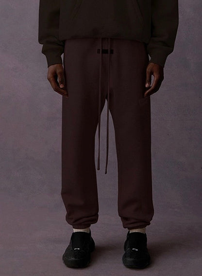 AMBERELLE Season 9 Fleece Logo Joggers in dark purple