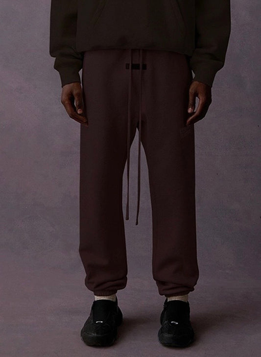 AMBERELLE Season 9 Fleece Logo Joggers in dark purple