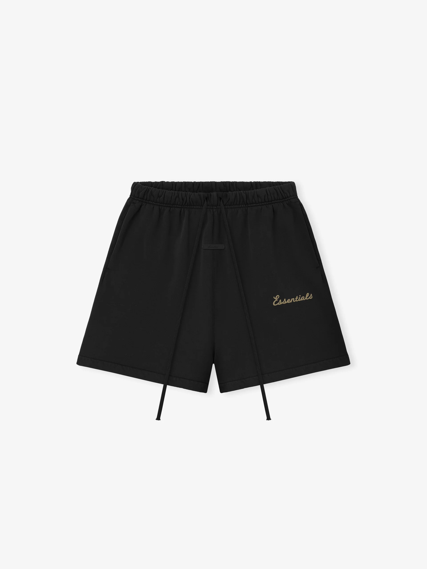 AMBERELLE Faded Logo Fleece Sweatshorts in light heather grey