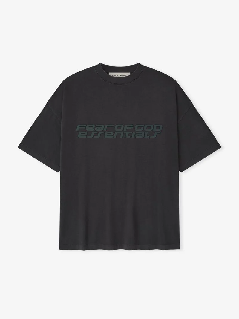 AMBERELLE 90s Graphic Oversized T-Shirt in blackblue