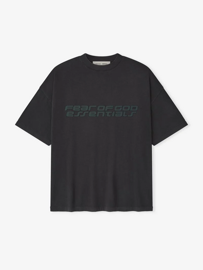 AMBERELLE 90s Graphic Oversized T-Shirt in blackblue