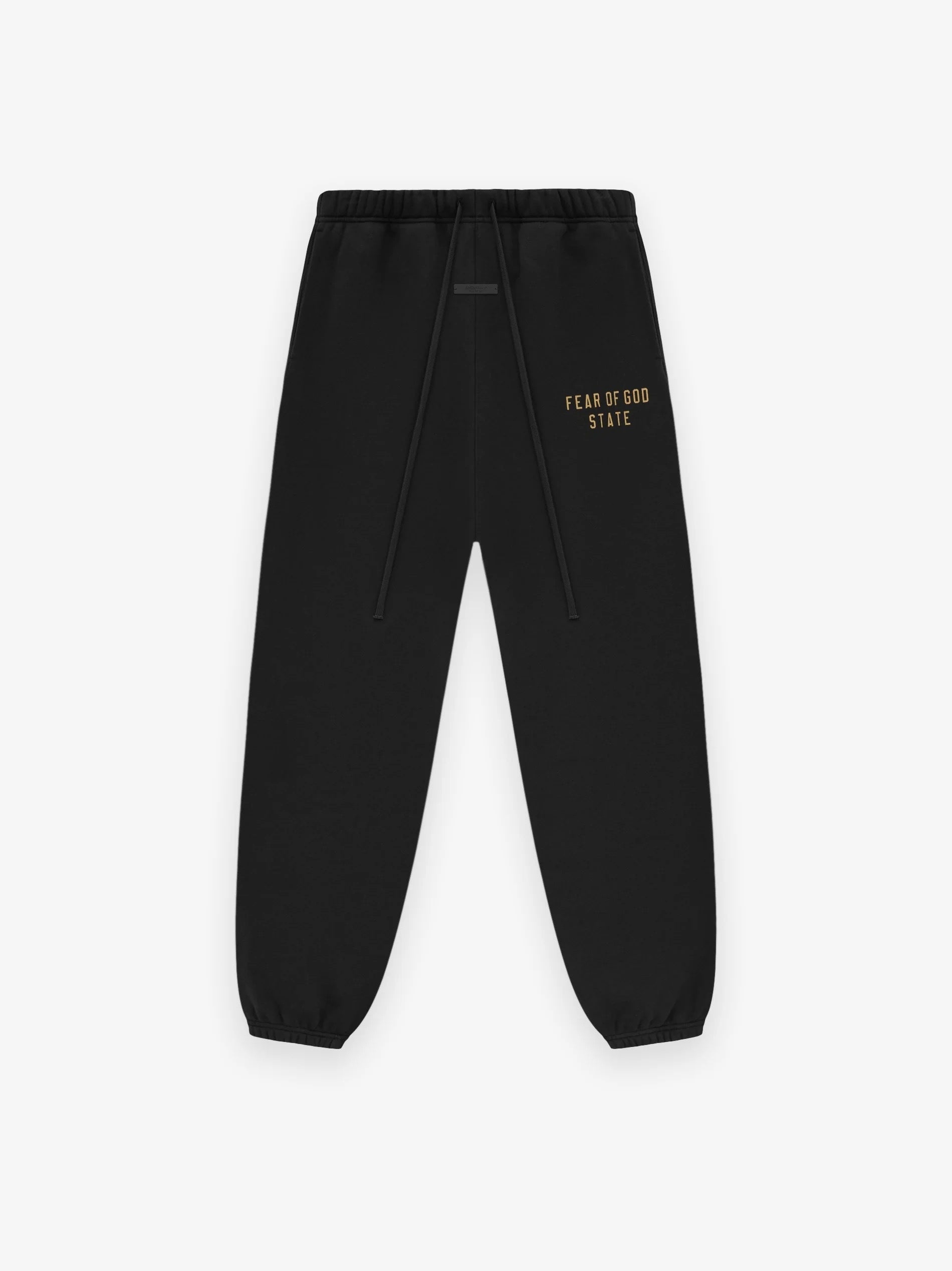 AMBERELLE State Graphic Fleece Jogger Sweatpants in black