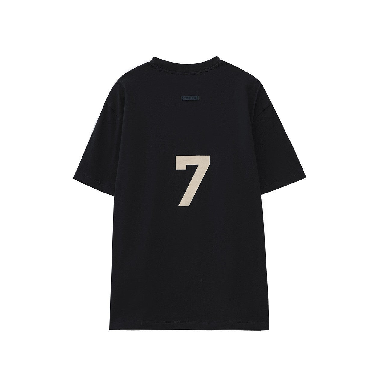 AMBERELLE Number 7 Graphic Short Sleeve Tee in black